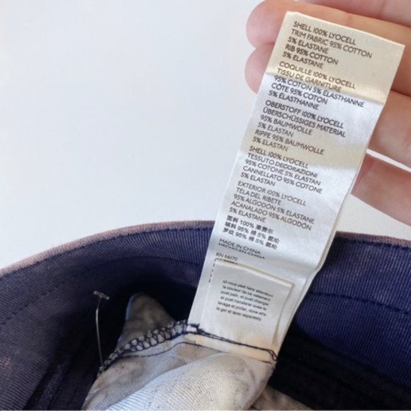 Anthropologie | The Nomad Joggers Navy Blue Tie Dye Bleach Floral Print New XS - Picture 14 of 16